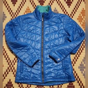 Women's Smartwool Zip up Jacket. Sz L. Blue.
